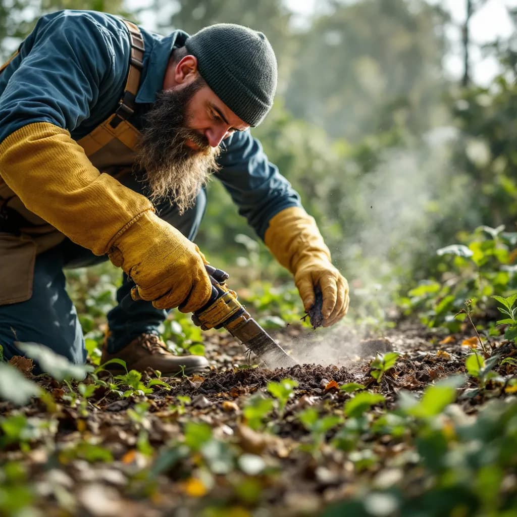 Trained professionals handling pest