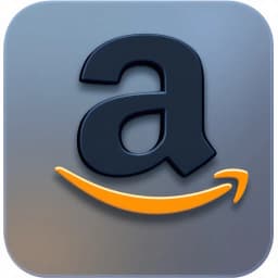 Amazon logo, worldwide e-commerce giant