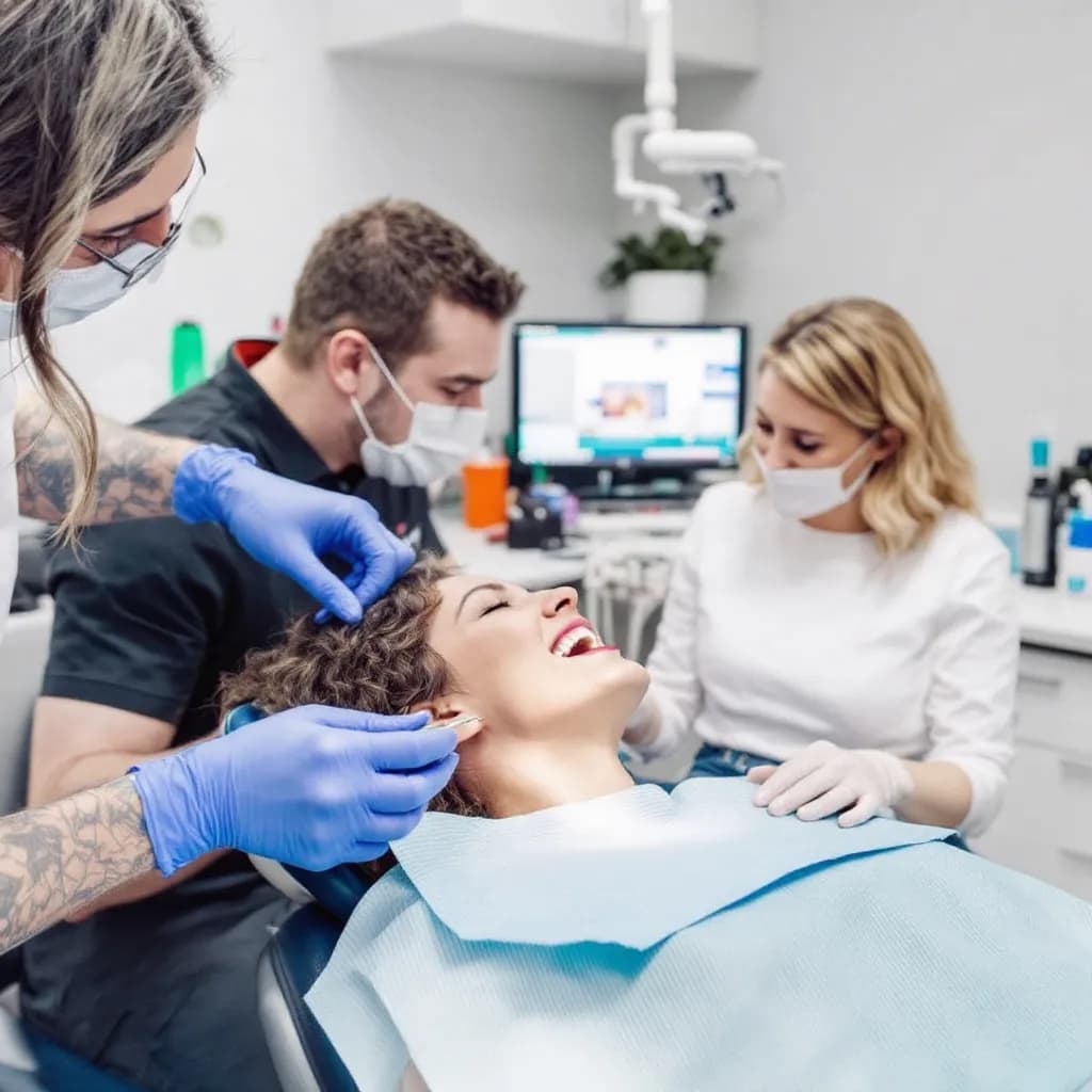 Dental checkup enhancing London smiles